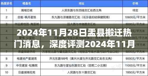 2024年11月28日盂县搬迁最新动态,深度评测、用户体验与目标用户群体分析