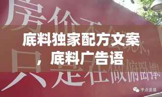 底料独家配方文案,底料广告语