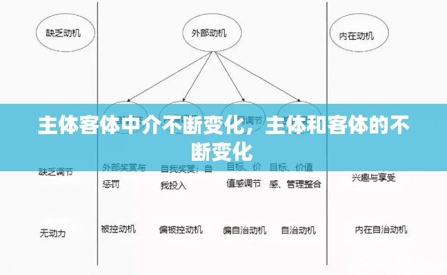主体客体中介不断变化,主体和客体的不断变化