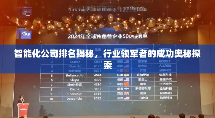 智能化公司排名揭秘,行业领军者的成功奥秘探索