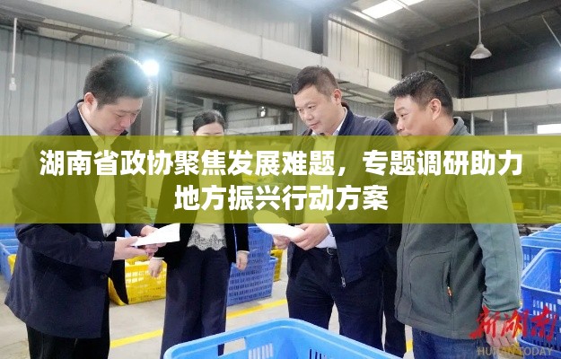 湖南省政协聚焦发展难题,专题调研助力地方振兴行动方案